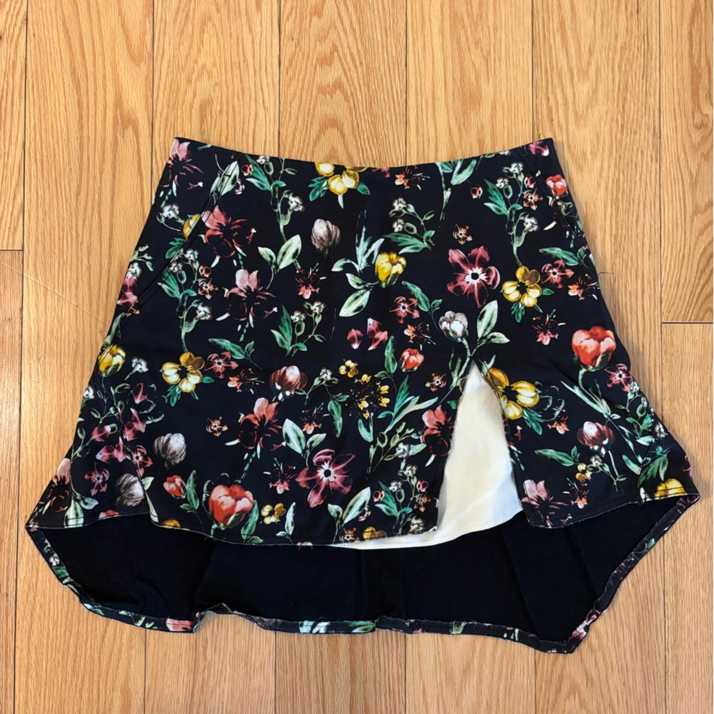 3.1 Phillip Lim Black Floral Skirt